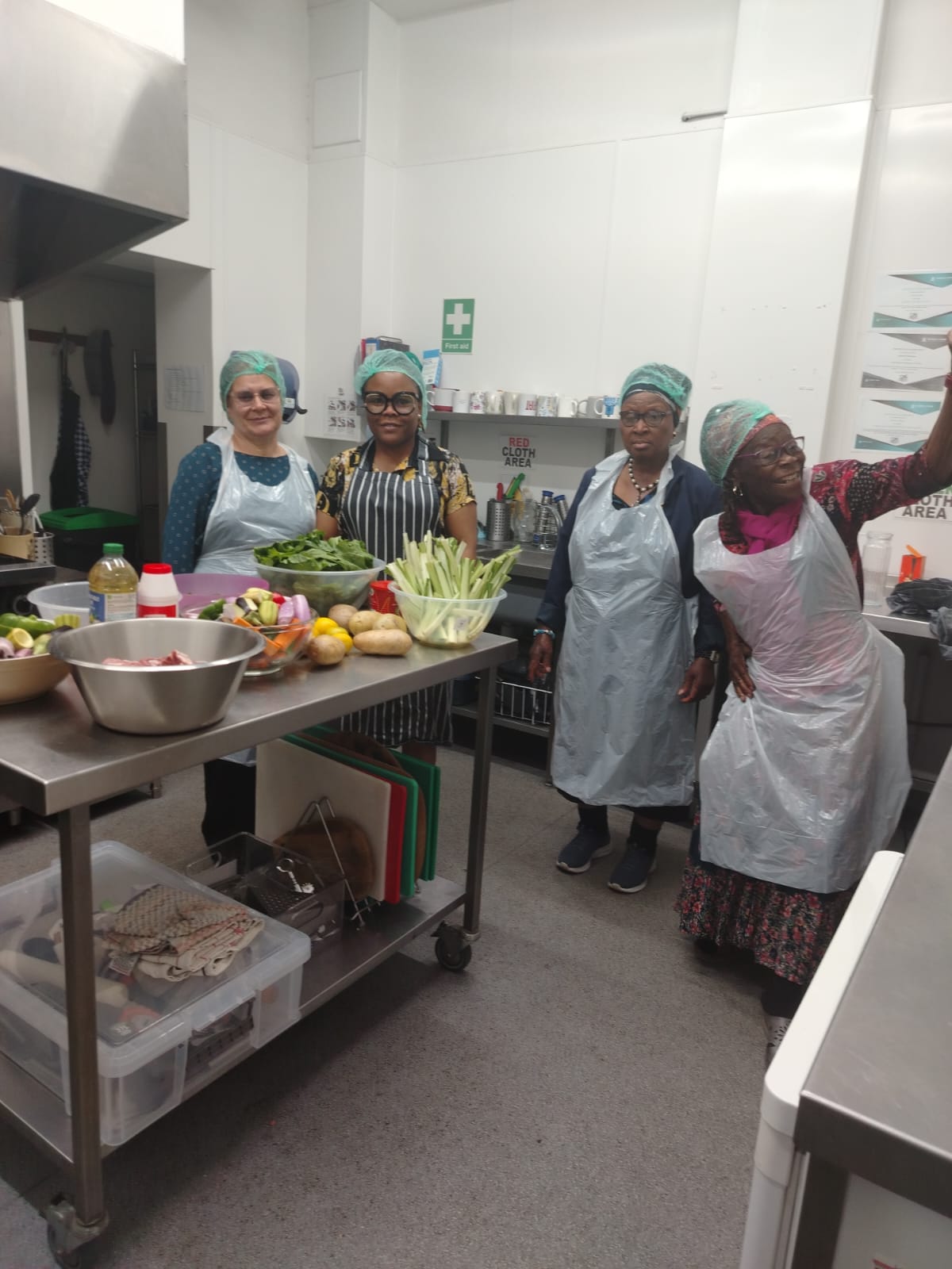 Food workshop gallery scene