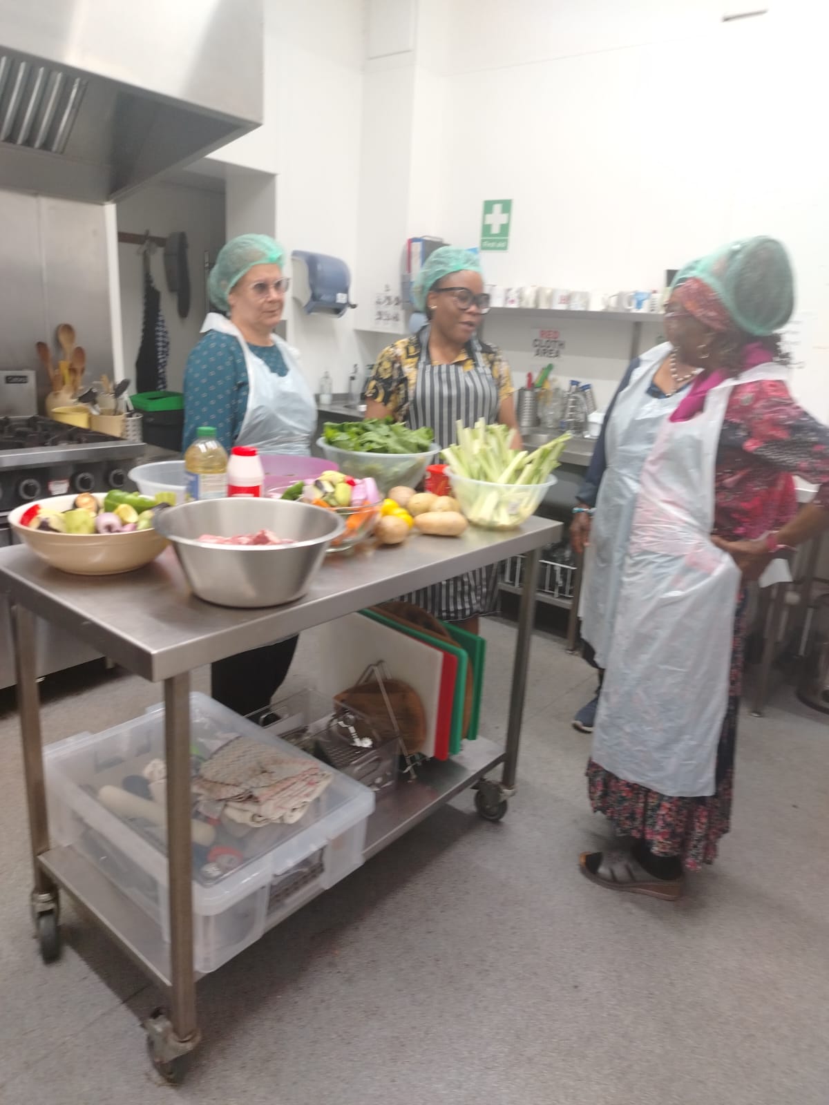Food workshop gallery scene