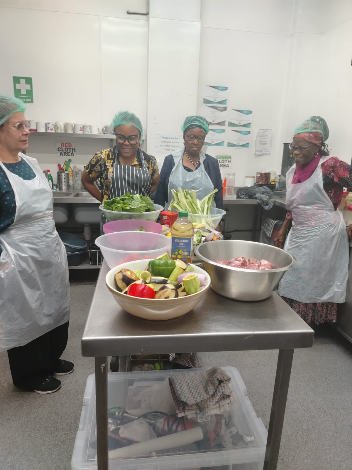 Food workshop gallery scene